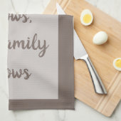 アンバー – ホワイトキッチンタオル キッチンタオル (四つ折り)