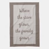 アンバー – ホワイトキッチンタオル キッチンタオル (縦)