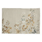 アンバー・メドウ・フローラル 枕カバー (裏面)