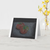 アンバー・ラーセン「New Zealand Apples」 カード (黄色い花)