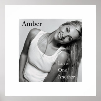 アンバー – -love-one-another 20x20マットUVポスター ポスター