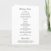 アンパエレガントン伝統的パンサ結婚ルの プログラム (裏面)