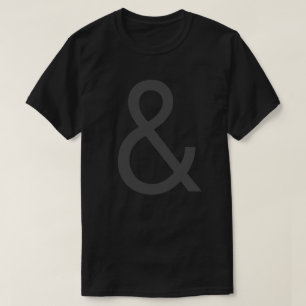 アンパサンドおよびシンボルT型 Tシャツ