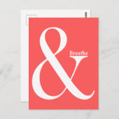 アンパサンドと呼吸 ポストカード (正面/裏面)