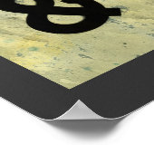 アンパサンドのポスター壁アートホームデカール ポスター (角)