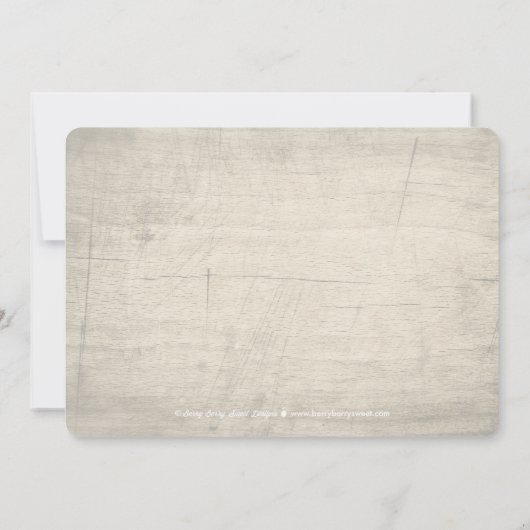 アンパサンドのマーキー付き写真で日付カードを保存 セーブザデート (裏面)