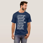 アンパサンドを売るスリフティング Tシャツ (正面フル)