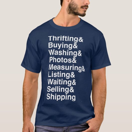 アンパサンドを売るスリフティング Tシャツ (正面)