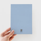 アンパサンドエレガントパウダーブルー結婚ズ金ゴールド 箔招待状