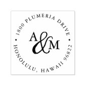 アンパサンドモノグラム差出人住所 セルフインキングスタンプ (デザイン)