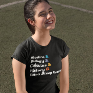 アンパサンド代数生物学 おもしろい 新学期 Tシャツ