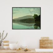 アンパサンド山アットラウンドレイク（中央サラナック） ポスター (キッチン)