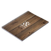 アンパサンド結婚のゲストブックプランナーノート ノートブック (左側)