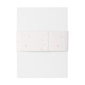 アンパサンド結婚の名前ピンクのドット 招待状ベリーバンド (裏面例)