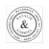 アンパサンド結婚差出人住所 セルフインキングスタンプ (デザイン)