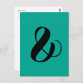 アンパサンド葉書 ポストカード (正面/裏面)