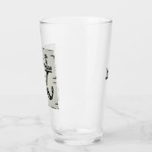 アンパサンド記号とその開始おもしろい タンブラーグラス (左)