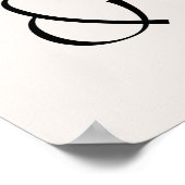 アンパサンド記号 ポスター (角)