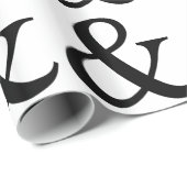 アンパサンド記号 ラッピングペーパー (ロールコーナー)