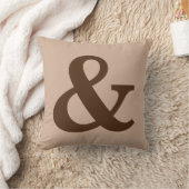 アンパサンド「&」アクセント装飾用クッション クッション (ブランケット)