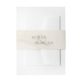 アンパサンド パームリーフ ビーチ トロピカル ブランチ 招待状ベリーバンド