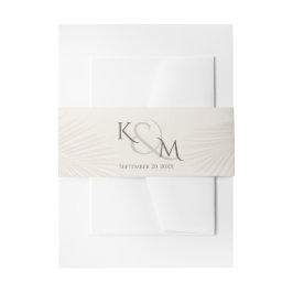 アンパサンド パームリーフ ビーチ トロピカル ブランチ 招待状ベリーバンド