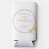 アンパサンド ホワイト パール プロセッコ ボウ ブライズシャワー スリム缶クーラー (裏面)