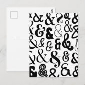 アンパサンド ポストカード (正面/裏面)