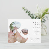 アンパサンド |日付の保存 招待状 (スタンド正面)