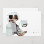 アンパサンド |日付招待状の保存 招待状 (正面/裏面)