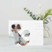 アンパサンド |日付招待状の保存 招待状 (スタンド正面)