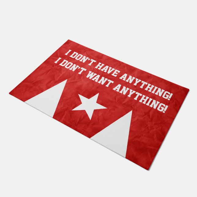 アンパサンド – DIY – 独自のサイン、文字、およびアイディアを追加 ドアマット (アングル)