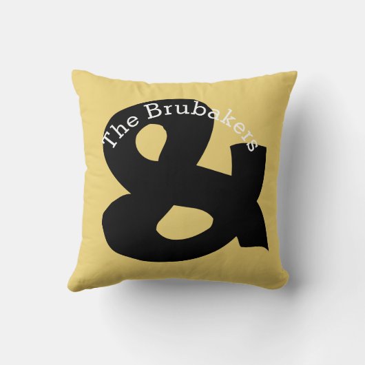 アンパパーソナライズされたサンド枕 クッション (裏面)