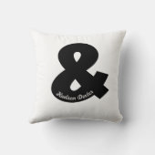 アンパパーソナライズされたサンド枕 クッション (裏面)