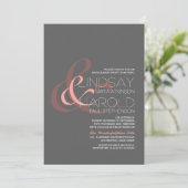 アンパモダンサンド婚約パーティ 招待状 (スタンド正面)