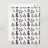 アンパーサンド ポストカード (正面/裏面)