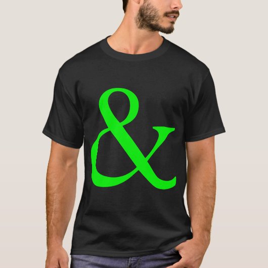 アンパーサンド-緑 Tシャツ (正面)