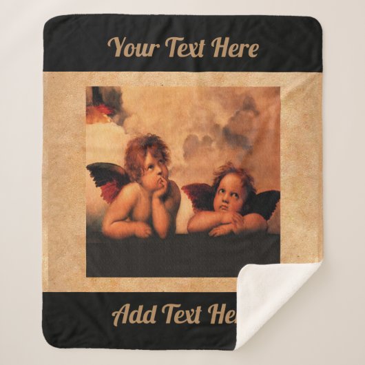アンパーソナライズされたジェリックチェルブスアート シェルパブランケット (正面)