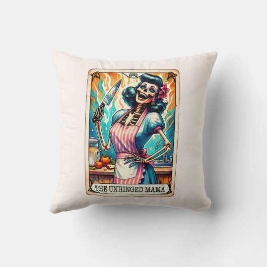 アンヒンジママタロットカード クッション (裏面)