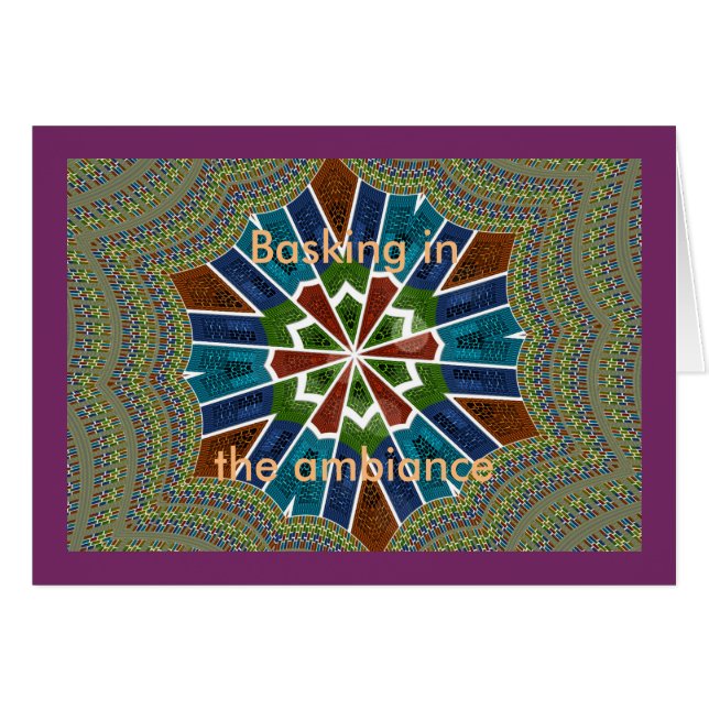 アンビエンスカードにバキング (正面横)