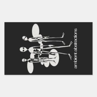 アンビエントアブストラクションエイリアンシール 長方形シール