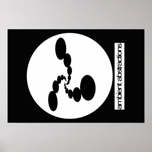 アンビエントアブストラクション13 x 19ポスター ポスター (正面)