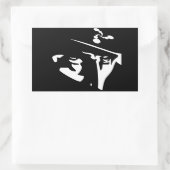 アンビエントアブストラクションSneak Tipシール 長方形シール (バッグ)