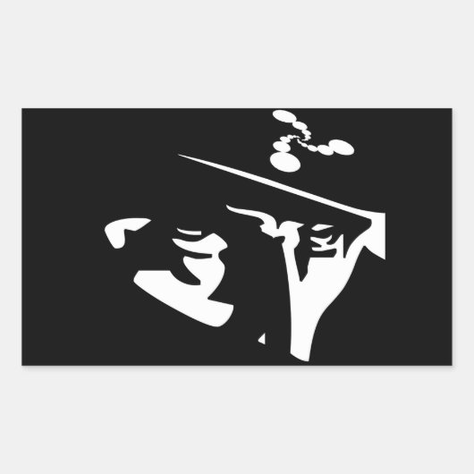 アンビエントアブストラクションSneak Tipシール 長方形シール (正面)