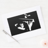 アンビエントアブストラクションSneak Tipシール 長方形シール (封筒)