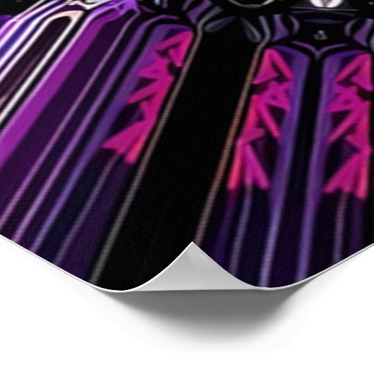 アンビエントスノーフォール – Ken Gage Art ポスター (角)