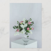 アンビエント ボケ ライト モダン ワイン グラス フォーマル 招待状 (裏面)