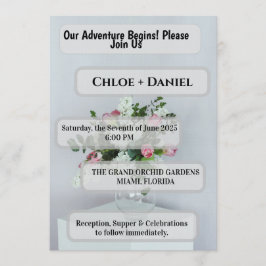 アンビエント ボケ ライト モダン ワイン グラス フォーマル 招待状