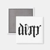 アンビグラム食洗機 マグネット (正面/裏面)