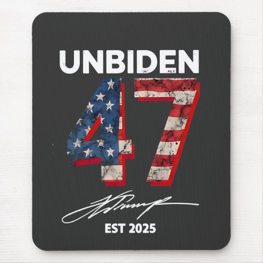 アンビデン47トランプEst.2025 7月4日 マウスパッド (正面)